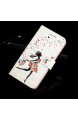 Homikon 3D PU Leder Hülle Karikatur Muster Schutzhülle Brieftasche Ledertasche Handyhülle mit Kartensteckplatz Ständer Klapphülle Etui Flip Case Cover Kompatibel mit Huawei P20 Pro - #07