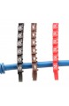 Kabelmarkierungsclips0-9 für Durchmesser bunte Aufsteckschnur Nummer Markierung Kabelnummer Rohr Draht Nummer Etikett (150PCS KCM-1.5MM)