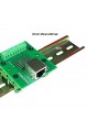 RJ-45/8P8C to Screw Terminal Adaptor Connector Breakoutout Board for Ethernet DMX-512 RS-485 RS-422 RS-232