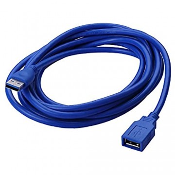 SIENOC USB 3.0 Anschluß VERLÄNGERUNG s Kabel BLAU Stecker A Buchse (1m)