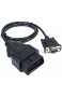 UART Female DB9 Port to OBD2 OBDII 16PIN Cable fits USB2CAN Module of InnoMaker