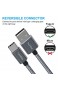 USB C Kabel TechRise 3 Packungen (2m+1.5m+1m) USB-C auf USB A ein Hochgeschwindigkeits-Lade- und Datenübertragungskabel für Geräte mit Typ C-Unterstützung - geflochtenes Nylon mit Aluminiumstecker