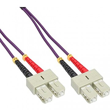 InLine 83510P LWL Duplex Kabel SC/SC 50/125µm OM4 10m