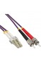 InLine 88504P LWL Duplex Kabel LC/ST 50/125µm OM4 0 5m