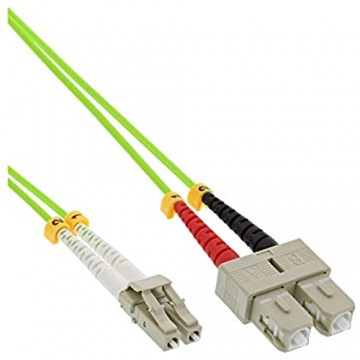 InLine 88647Q LWL Duplex Kabel LC/SC 50/125µm OM5 7 5m