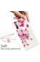 Miagon Transparent Hülle für Samsung Galaxy Note 10 Kirsche BlumeMuster Kreativ Süße Durchsichtig Klar Soft Ultra Dünn Silikon Case Cover Schutzabdeckung