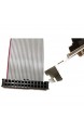 rongweiwang 25 Pin-Buchse auf Motherboard DB25 Pin Halterung mit Kabel 1 Port Seriell-Parallel-PCI-Slot-Header Kabelhalterung