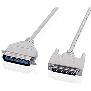 SIENOC LPT Paralleldrucker 25 Pin DB-25 Stecker auf CN36 36-polig IEEE1284 Kabel (2.7m)