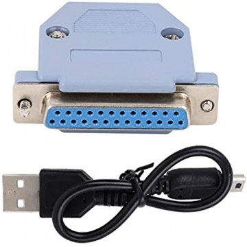 USB-zu-Parallel-Wandler stabiler 1125-kHz-Datenpuffer-USB-Adapter einfach zu verdrahten DB25 zu USB für den Austausch von CNC-Maschinen der Mach3-Industrie