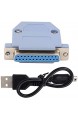 USB-zu-Parallel-Wandler stabiler 1125-kHz-Datenpuffer-USB-Adapter einfach zu verdrahten DB25 zu USB für den Austausch von CNC-Maschinen der Mach3-Industrie