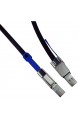 1M External 4X SFF-8644 to SFF-8644 Mini SAS HD High Density Copper Cable 12Gbps
