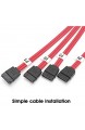943 Internes Mini-Breakout-Kabel 0 5 m H0203 Mini SAS 36P SFF-8087- bis 4SATA-Kabel Hardware-Kabel für Server Switch