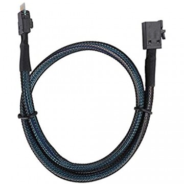 Annadue Koaxialkabel Mini SAS SAS38P zu Mini SAS HD SFF-8643 Kabel Computerübertragungsleitung zur Verbesserung der Leistung und Computerverfügbarkeit