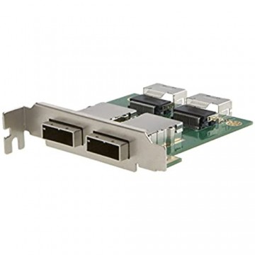 CableCreation Dual Mini SAS 26-poliger SFF-8088 bis 36-poliger SFF-8087-Adapter in der PCI-Kartenhalterung