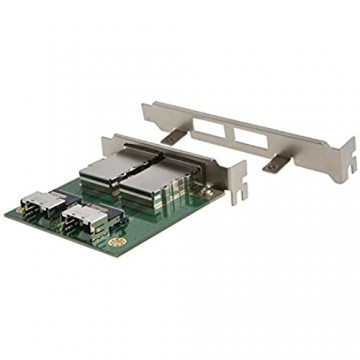 CableCreation Dual Mini SAS 26-poliger SFF-8088 bis 36-poliger SFF-8087-Adapter in der PCI-Kartenhalterung