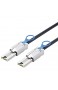 CableCreation Externe Mini SAS 26pin (SFF-8088)-Stecker auf Mini SAS 26 (SFF-8088) Stecker Kabel 1 0 m Â & # € ¦ Mini SAS 8088 to Mini SAS 8088 2m