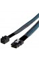 cablecreation Internes Mini SAS HD Kabel Mini SAS SFF-8643 zu Mini SAS 36-pin SFF-8087 Kabel Mini SAS 36-pin zu SFF-8643 0 5 m