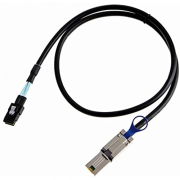 CableCreation SFF-8088 Externer Mini-SAS-Stecker 26-polig zu SFF-8087 internem Mini-SAS-Stecker-Kabel 36-polig 1 m