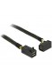 DeLock 83621 Kabel Mini SAS HD auf Mini SAS HD 0 50m gewinkelt schwarz
