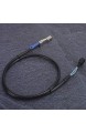 Deryang Tragbares SFF8643-SFF8644-Kabel Mini-Hardware-Kabel SAS-Kabel für die Kabelinstallation für VGA-Kabel(1 Meter)