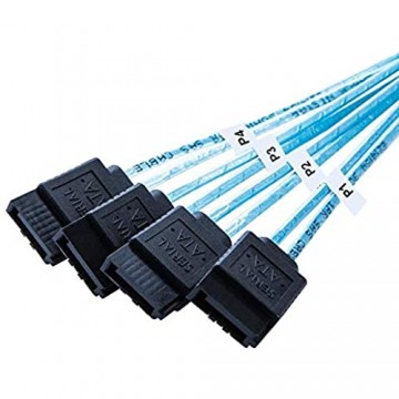 Internes HD Mini SAS Kabel SAS SFF-8643 auf 4 SATA Kabel SAS auf 4 SATA Kabel Verbindung zu Festplatte SATA Kabel 0 5 m 1 m