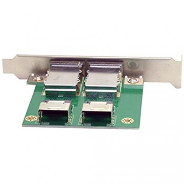 jser Dual Anschlüsse Mini-SAS SFF-8088 zu SAS 36-pin SFF-8087 PCBA weiblich Adapter mit PCI-Halterung
