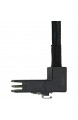 Mini Sas36P 90-Grad-Winkel Sff-8087 zur Datenübertragungsleitung des Sas36P-Servers (schwarz)