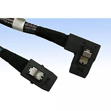 MiniSAS Data Cable 36Pin - 36Pin SFF8087 - SFF8087 Turn Right 90 Degree 40cm Good and