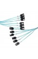 Nrpfell SAS Kabel Hoch Wertiges SATA 3 6 Gbit/S 6 Hoch Geschwindigkeits Daten Kabel für Serielle AnschlüSse für Server 6 AnschlüSse/Set 1 M