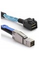 Pbzydu Minikabel Hardwarekabel Hochgeschwindigkeitskabel SFF8643 bis SFF8644 zur Kabelinstallation für VGA-Kabel(2 Meters)