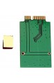 perfk M2 NGFF SATA 80mm SSD-Erweiterungskarten für 12 + 6P Adapter für 2011 AIR A1369 A1370