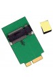 perfk M2 NGFF SATA 80mm SSD-Erweiterungskarten für 12 + 6P Adapter für 2011 AIR A1369 A1370