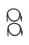 SamTones Externe Mini-SAS-Kabel 28 AWG 26-poliger SFF-8088-Stecker auf Mini-SAS-Stecker SFF-8088-Stecker 2 Stück