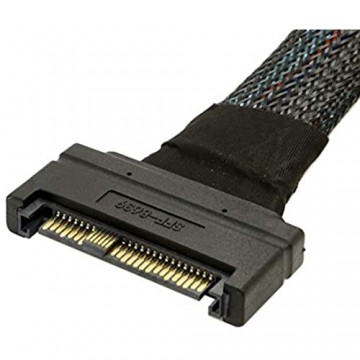 Senmubery U2 SFF-8639 NVME PCIe SSD Kabel Stecker Buchse Verl？Ngerungs Kabel 50 cm SAS 68Pin Server Strom Kabel für 750 U.2 SSD