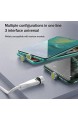 sevenplusone Ihre ideale Wahl genießen Sie einfach das Leben Gute Qualität Gute Qualität USB-C/Typ-C-Magnetkopf Lade for Ladekabel (SAS8621 / SAS8622) (Schwarz) (Color : Black)
