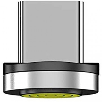 sevenplusone Ihre ideale Wahl genießen Sie einfach das Leben Gute Qualität Gute Qualität USB-C/Typ-C-Magnetkopf Lade for Ladekabel (SAS8621 / SAS8622) (Schwarz) (Color : Black)