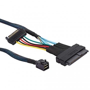 Socobeta SFF8643 bis SFF8639 Kabel Praktische Festplatte Daten Kabel Kabel Server Connector HDD Adapter für Server für Festplatte