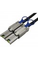 Tree-on-Life Mini Sas26P zu Sff-8088 Server Mini SAS Kabel Mini SAS Kabel - Schwarz & Splitter - 1M