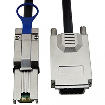 YIWENTEC Infiniband SFF-8470 SAS 34pin to Mini SAS26P SFF-8088 Data Transfer Cable (G0301-1M)