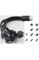 YOUBO 10-in-1 Universal-USB-Kabel für Handys mehrere Linien für iPhone iPad Samsung HTC Nokia MP3