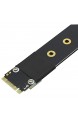 ADT-Link Riser PCIe X4 3.0 PCI-E 4X to M.2 NGFF NVMe M Key 2280 Riser Card Gen3.0 Cable M2 Key-M PCI-Express Extension Cord 32G/BPS (30CM R42SL)