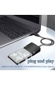 AndThere USB 3.0 zu SATA Adapter Kabel USB auf SATA Kabel Konverter für 2 5 3 5 Zoll SSD/HDD Festplatten Laufwerke 2.5/3.5 SATA HDD SSD Adapter Festplattenadapter Unterstützt UASP SATA I II III