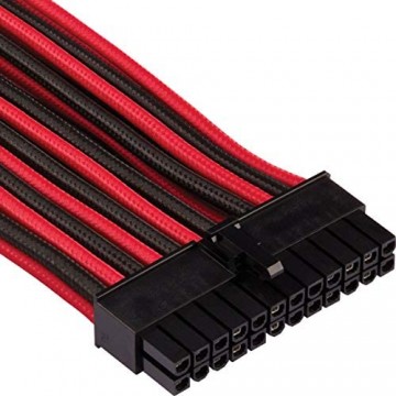 Corsair Premium Sleeved Netzteil Pro-Kabel-Set Typ4 (Generation 4-Serie) Rot/Schwarz