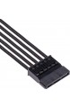 Corsair Premium Sleeved Netzteil Pro-Kabel-Set Typ4 (Generation 4-Serie) Schwarz