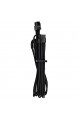 Corsair Premium Sleeved Netzteil Starter-Kabel-Set Typ4 (Generation 4-Serie) Schwarz