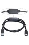 CY USB 3.0 zu eSATA Adapter USB zu HDD / SSD / ODD Konverter eSATA zu USB Kabel