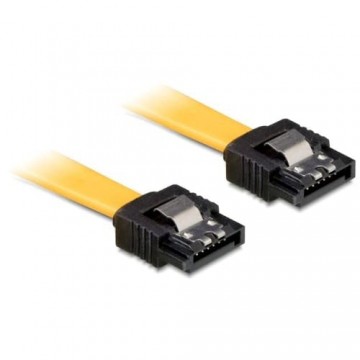 Delock 5X Kabel SATA 6Gb/s 30cm gelb ge/ge Metall