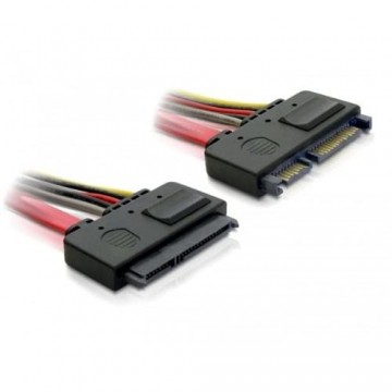 DeLock Verlängerungskabel SATA 6 GB/S 22 Pin Stecker > SATA 22 Pin Buchse (5 V + 12 V) 50 cm