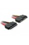 DeLock Verlängerungskabel SATA 6 GB/S 22 Pin Stecker > SATA 22 Pin Buchse (5 V + 12 V) 50 cm