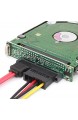 IDE-Adapter für Laptops und 6 35 cm (2 5 Zoll) Festplatte 44-Pin auf SATA-Buchse
